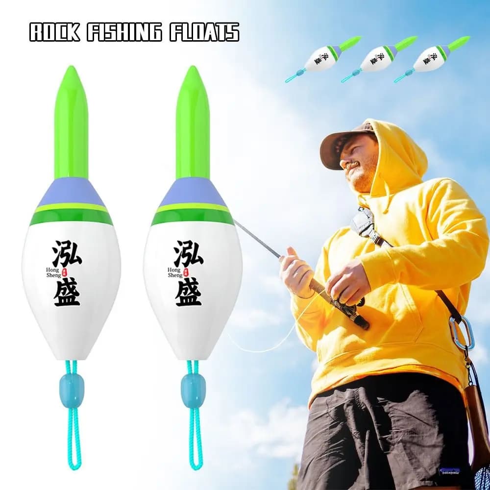 Indicateur de pêche de nuit électronique LED flotteur coulissant avec lumière verte et rouge pour bouchon
