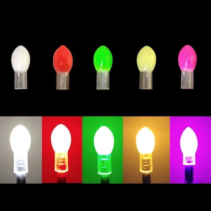 20 pièces de bâton lumineux pour pêche de nuit, 6 couleurs, compatible CR425 CR435 CR311 CR322