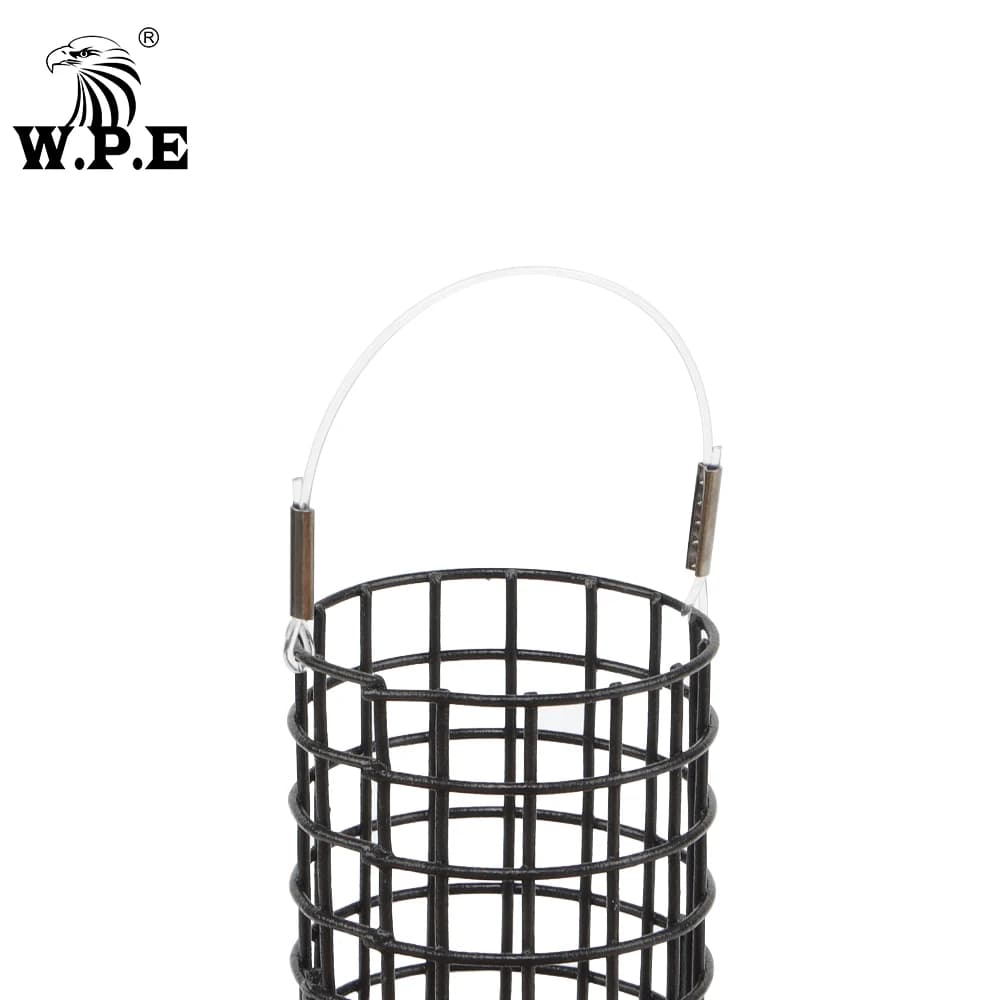 Cage feeder acier WPE 60-120g pour pêche carpe méthode feeder rig appâts longue distance