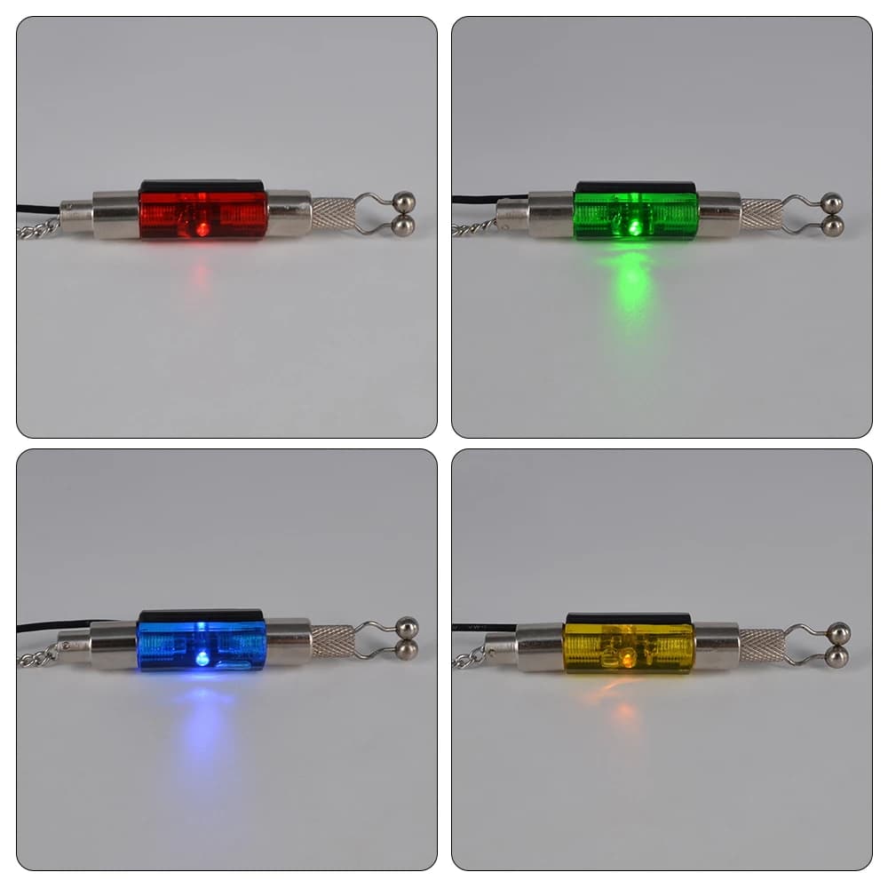 Indicateur LED swinger Hirisi B2008 - Alarme de touche pour pêche à la carpe avec accessoires