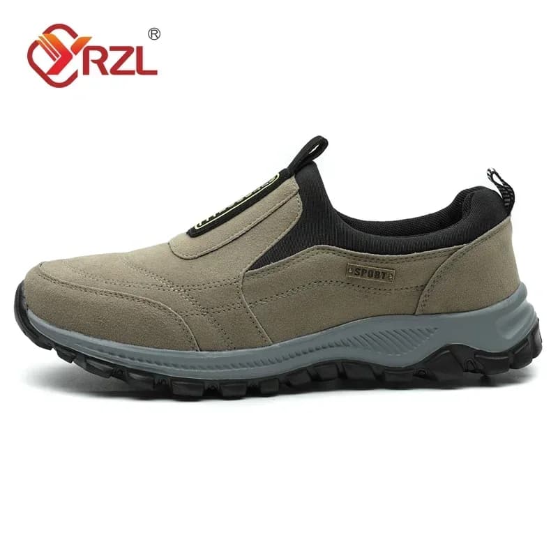 Chaussures de randonnée pêche homme YRZL en daim respirant, antidérapantes pour pêche en montagne et rivière