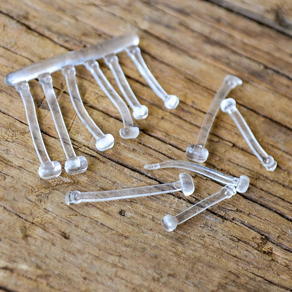 Stoppers cheveux pour bouillettes - 20 pièces AH164 - Accessoires montage carpe et amorce