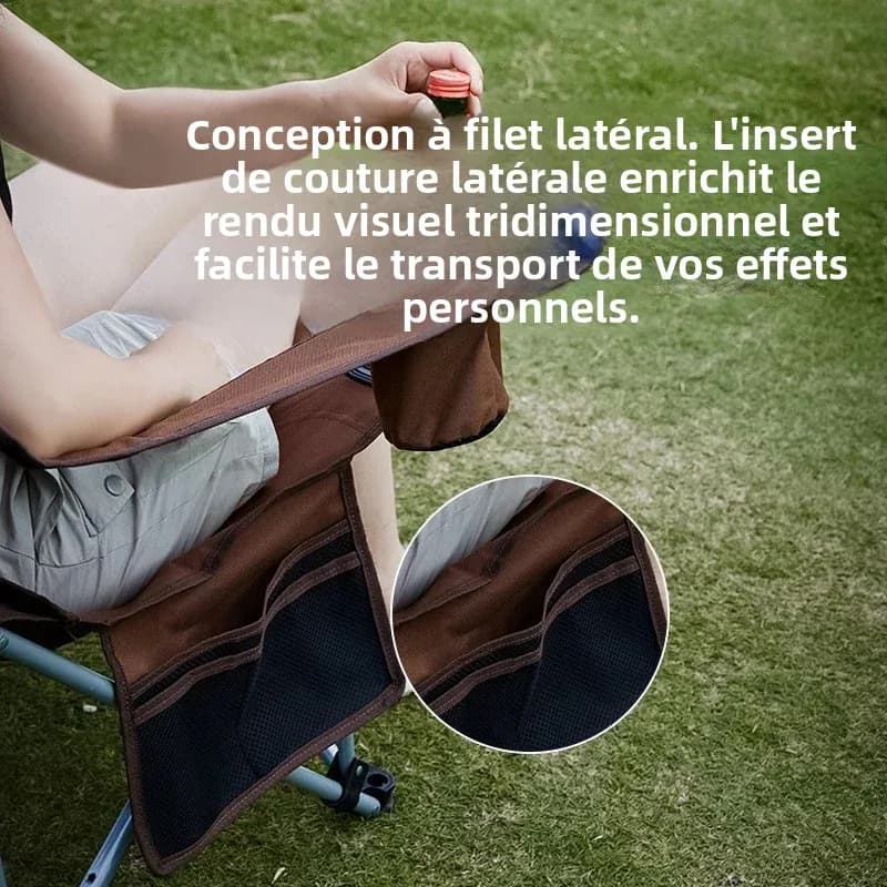 Chaise longue réglable 4 positions pêche camping ultra-légère portable extérieur étudiants artistes