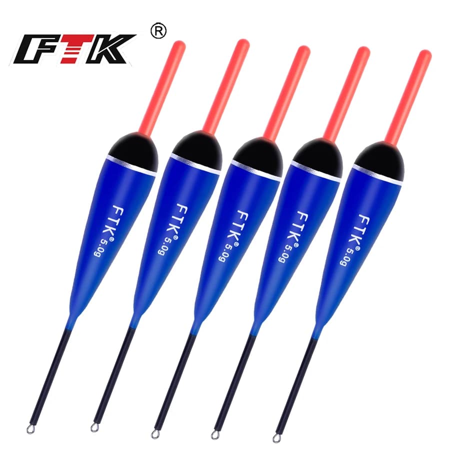 Flotteur Barguzinsky en sapin pour la pêche à la carpe, 5 flotteurs verticaux 13-14.5cm 2-5g, accessoires pêche