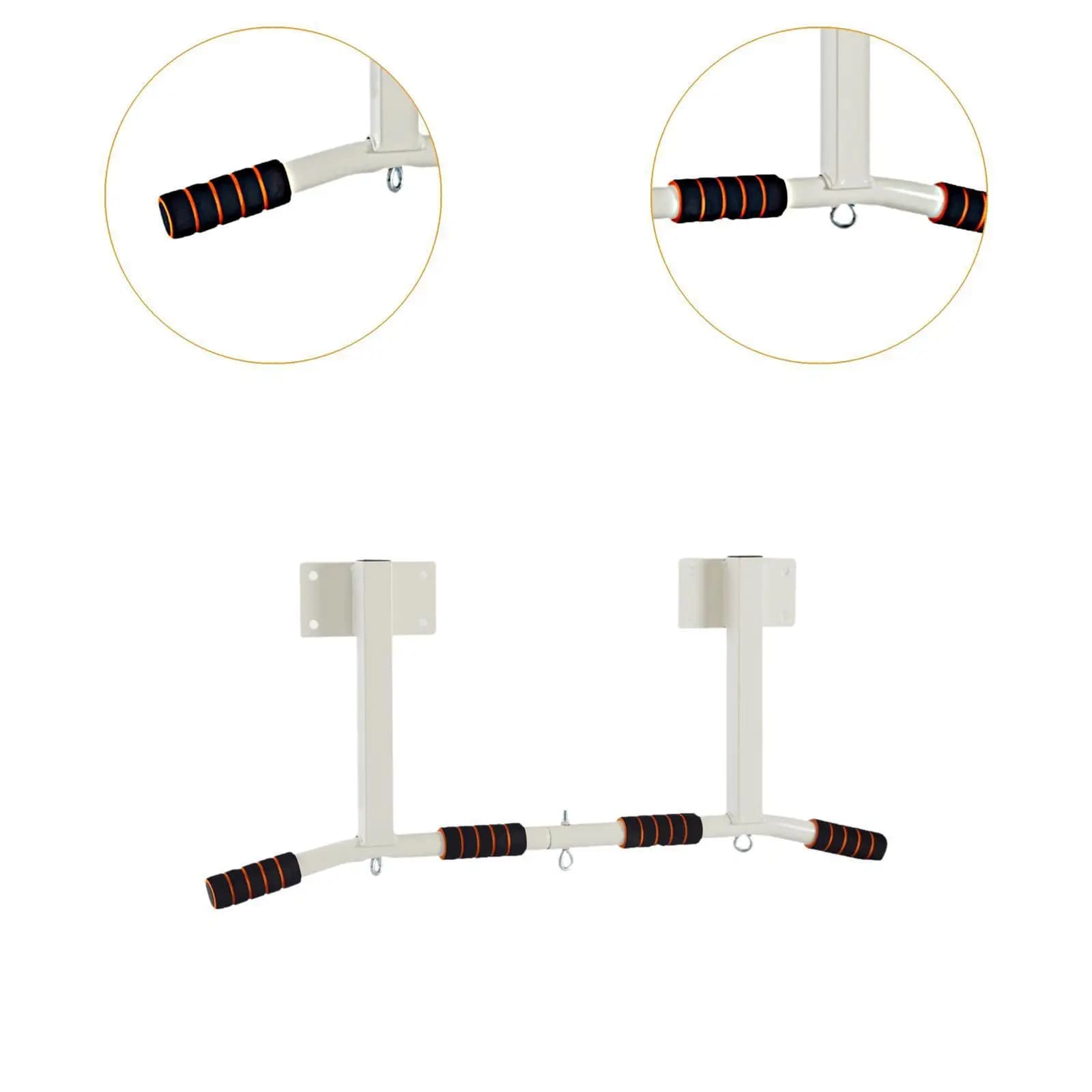 Barre de traction murale sport 300kg charge max équipement musculation traction dips renforcement haut du corps