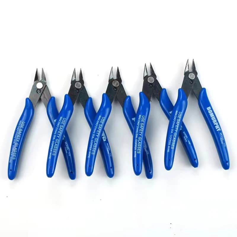 Pinces diagonales électroniques 170mm 1/3/5pcs acier carbone coupe-fil imprimante 3D