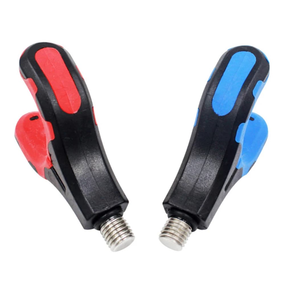 Support de canne à pêche pour carpe avec tête TPR et filetage 3/8 - Porte-canne pêche grossière repose-canne