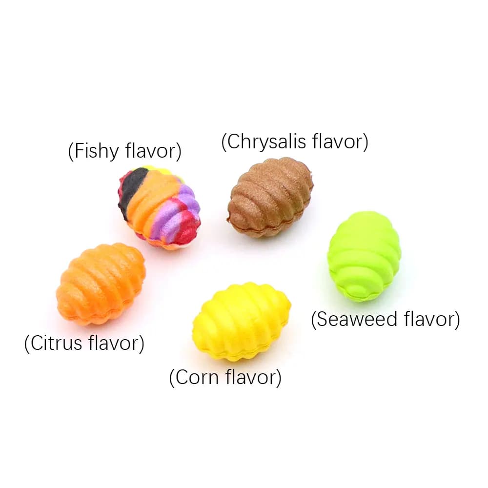 Feeder méthode 8PCS - Montage cheveu pop-up soie chrysalide haute flottabilité pour carpe