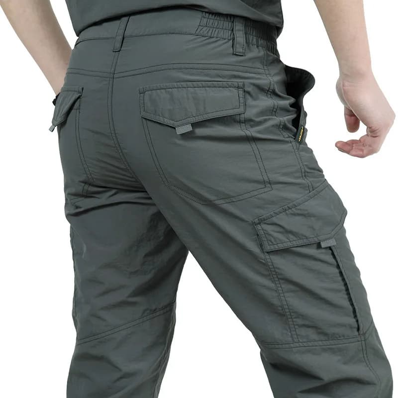 Pantalon cargo été léger respirant pêche camping imperméable hommes militaire tactique