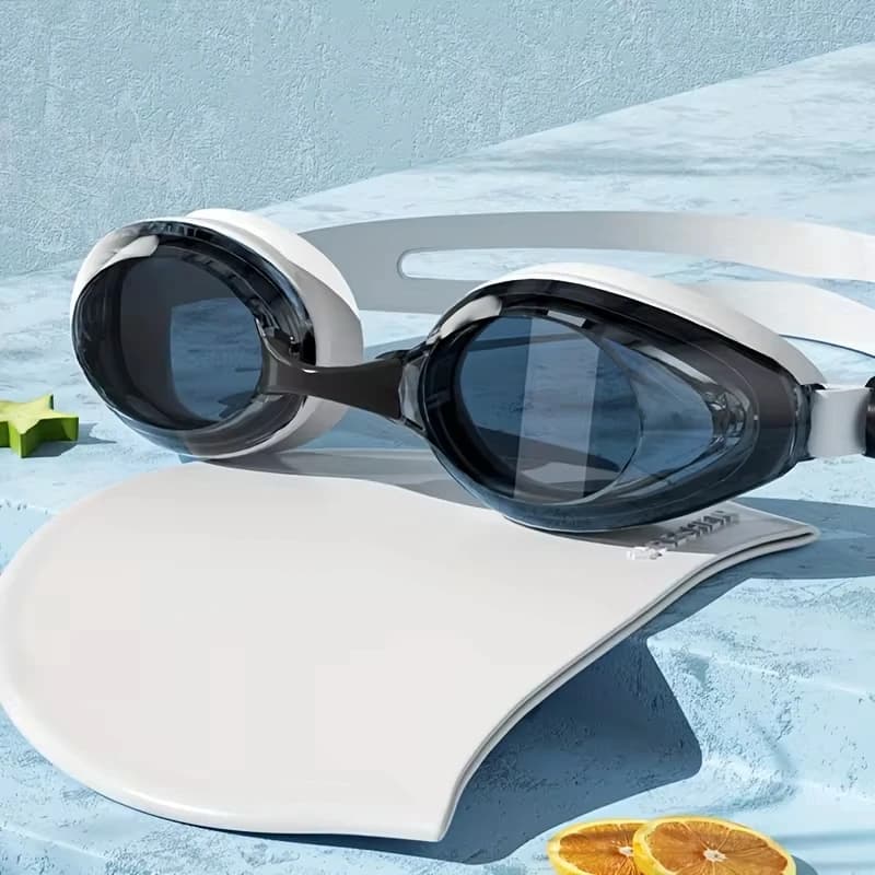Lunettes de natation unisexes professionnelles étanches anti-buée avec protection UV intégrée