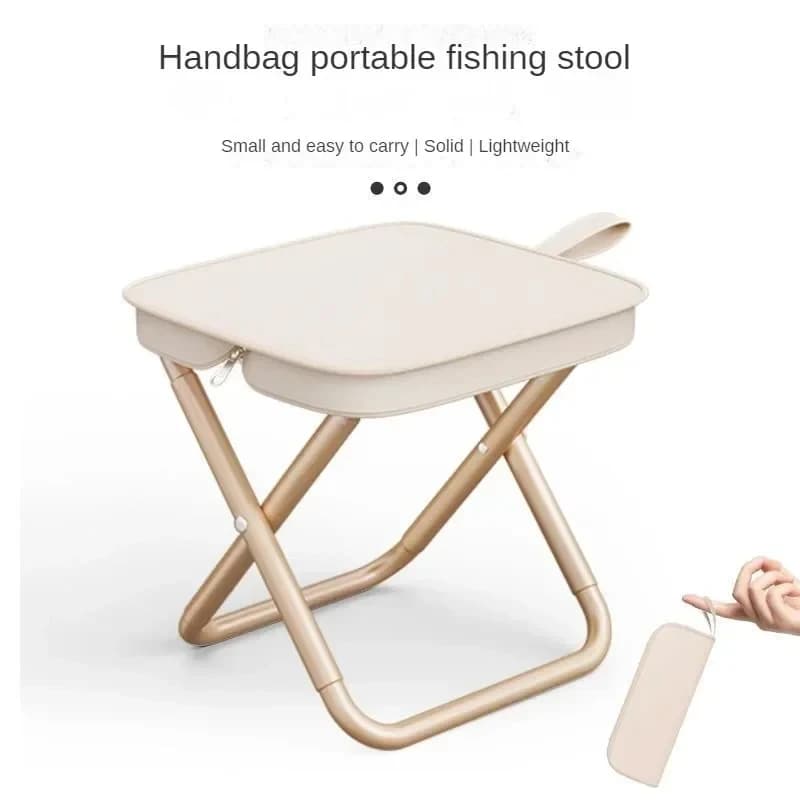 Tabouret pêche pliant ultra-léger - Siège de randonnée compact pour pêcheurs nomades