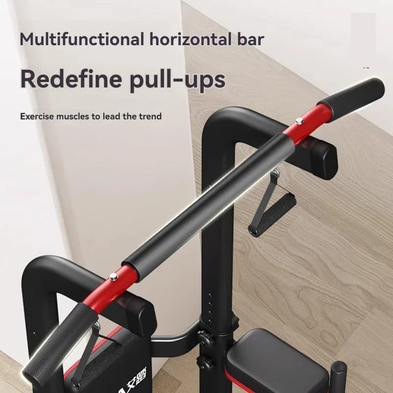 Barre de traction murale pour rééducation lombaire - Appareil fitness maison pour hernie discale