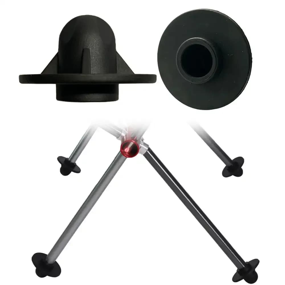 4 embouts patins chaise anti-rayure - Protections pieds tabouret camping lune sol extérieur meuble