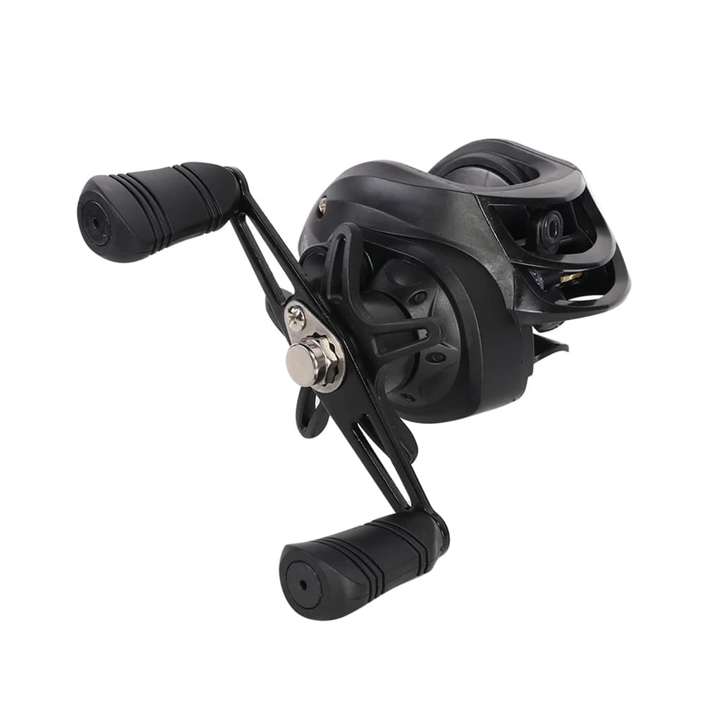 Moulinet baitcasting 7.2:1 ratio 10KG drag pour débutants pêche eau douce mer