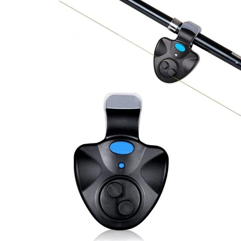 Alarme de touche LED portable pour pêche à la carpe - Indicateur avec amortisseur et signal sonore puissant