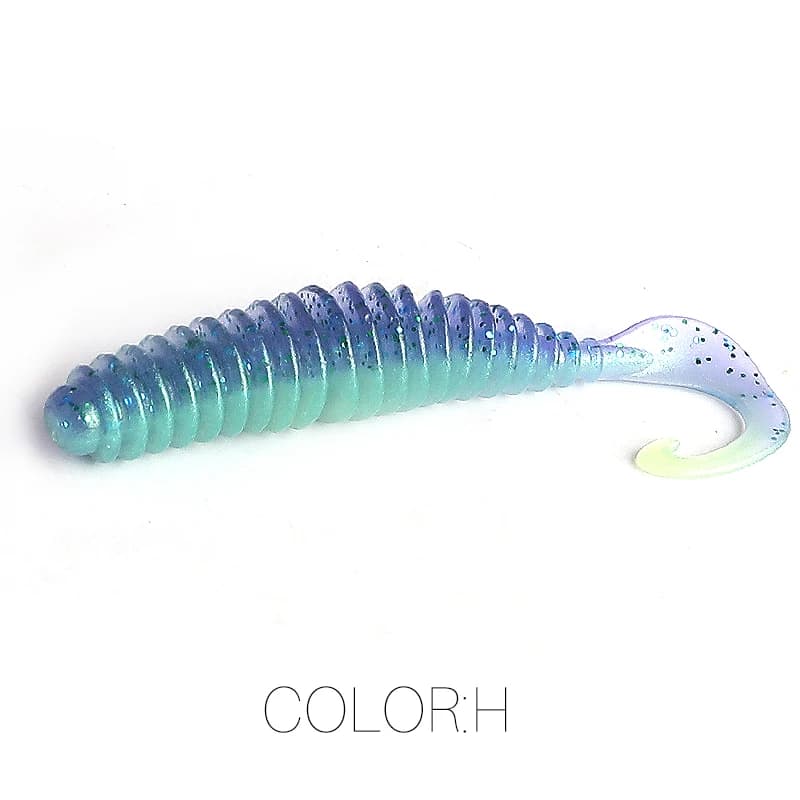 Leurre souple Tanan-Tail 50mm et 65mm pour la pêche de la perche, du bar et de la carpe