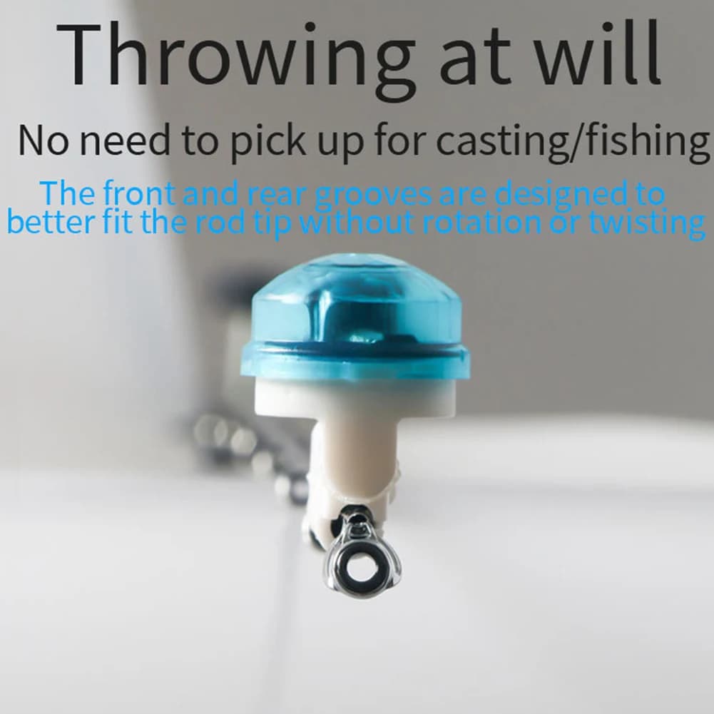 Lampe universelle antidérapante pour canne à pêche - Alarme lumineuse à induction pour touches