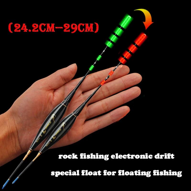 Bouchon électronique de pêche longue distance avec détection de gravité et recharge USB