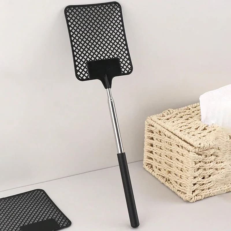 Tape-mouche créatif noir design expansible en acier inoxydable pour éliminer moustiques et insectes