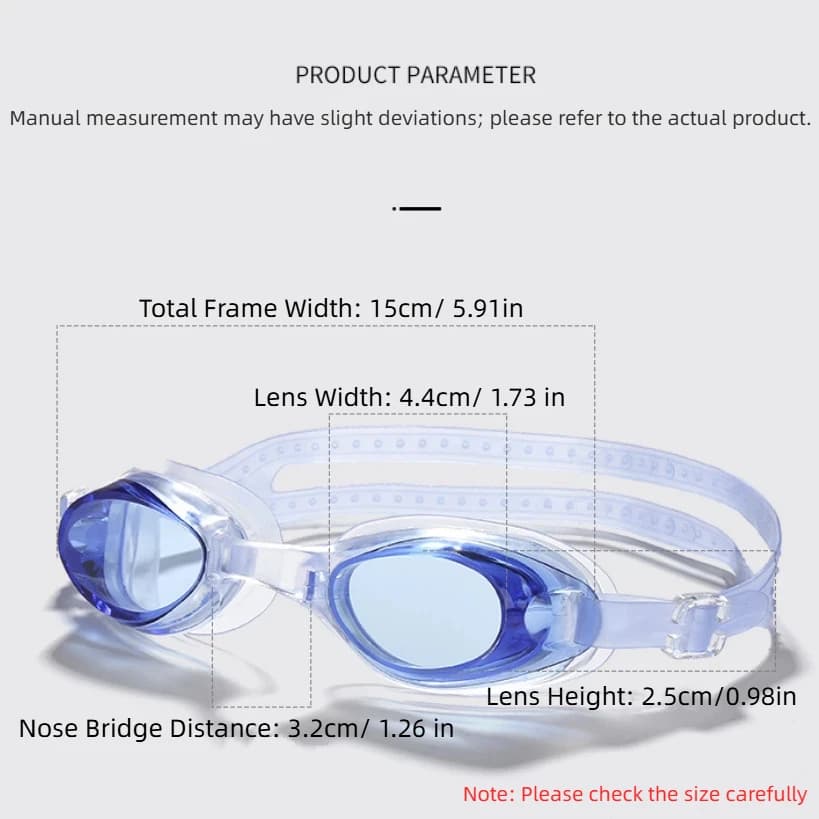 Lunettes de plongée silicone HD femmes hommes étanches anti-buée petit cadre adultes enfants piscine