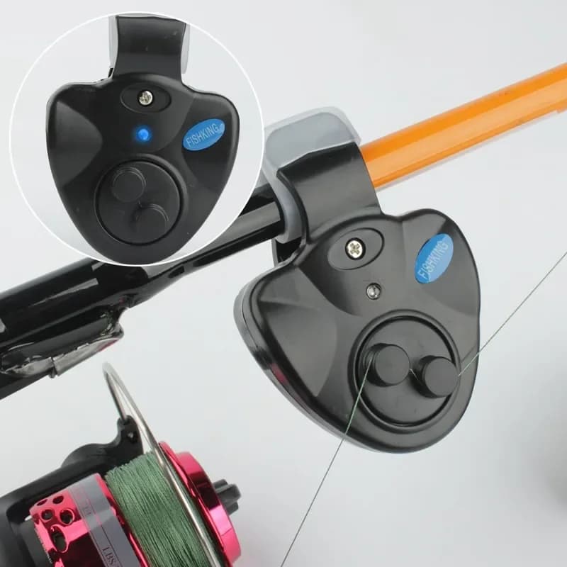 Détecteur de touches sous-marin électronique LED pour carpe - Alarme sonore capteur de morsures