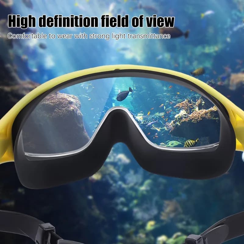 Lunettes natation professionnelles adultes anti-buée plongée tuba réglables jumelles aquatiques