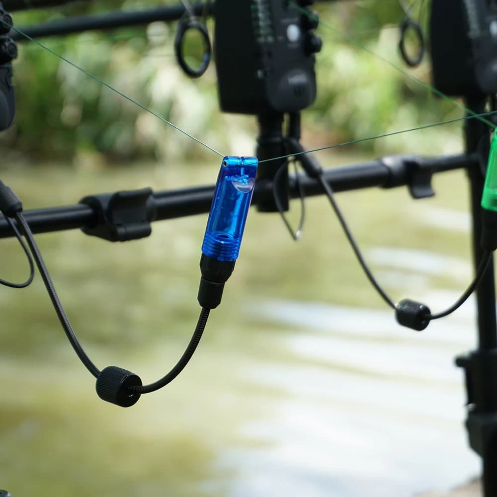 Indicateur de touche LED Hirisi pour pêche à la carpe - Swinger Drop Off Indicator B2032 métal souple