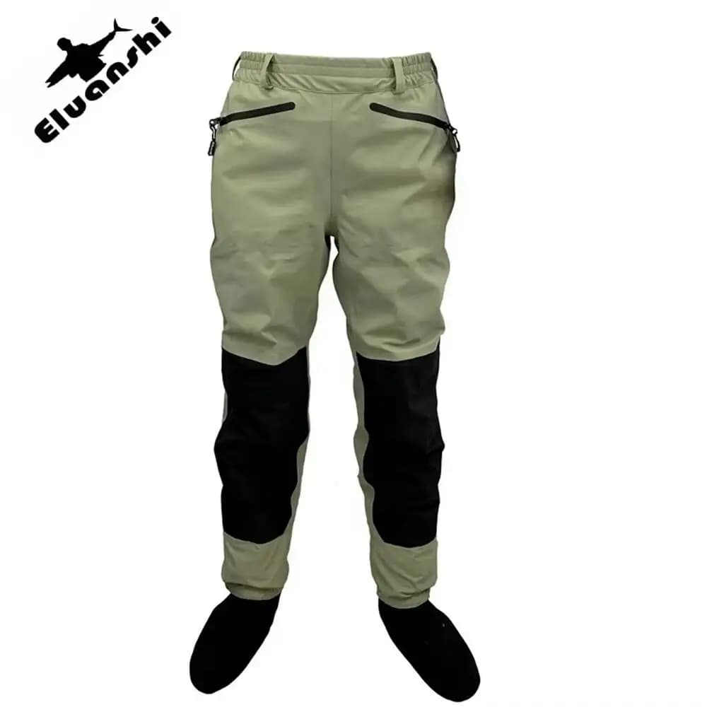 Pantalon de pêche wading cuissarde sans pieds Eluanshi, durable et confortable pour la pêche à la mouche