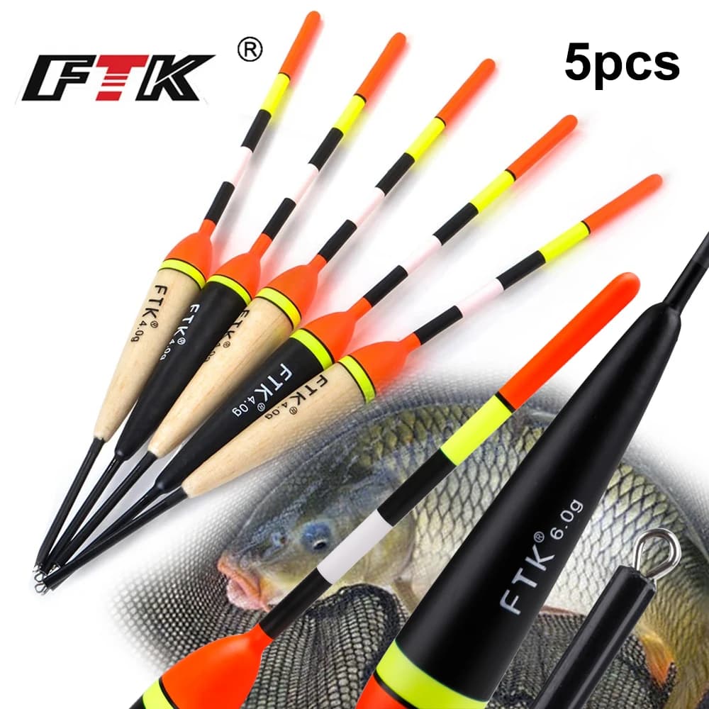 Set professionnel de flotteurs FTK 2g-6g pour pêche verticale Barguzinsky 19-23cm