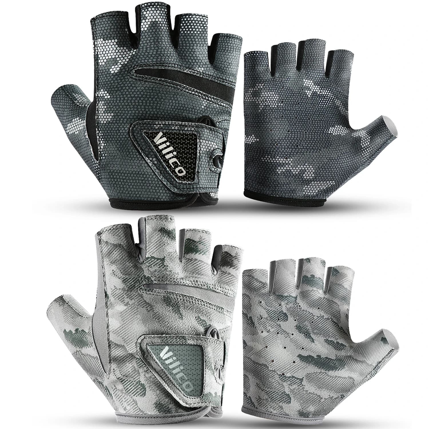 Gants pêche doigts libres hommes femmes kayak randonnée vélo navigation activités extérieures