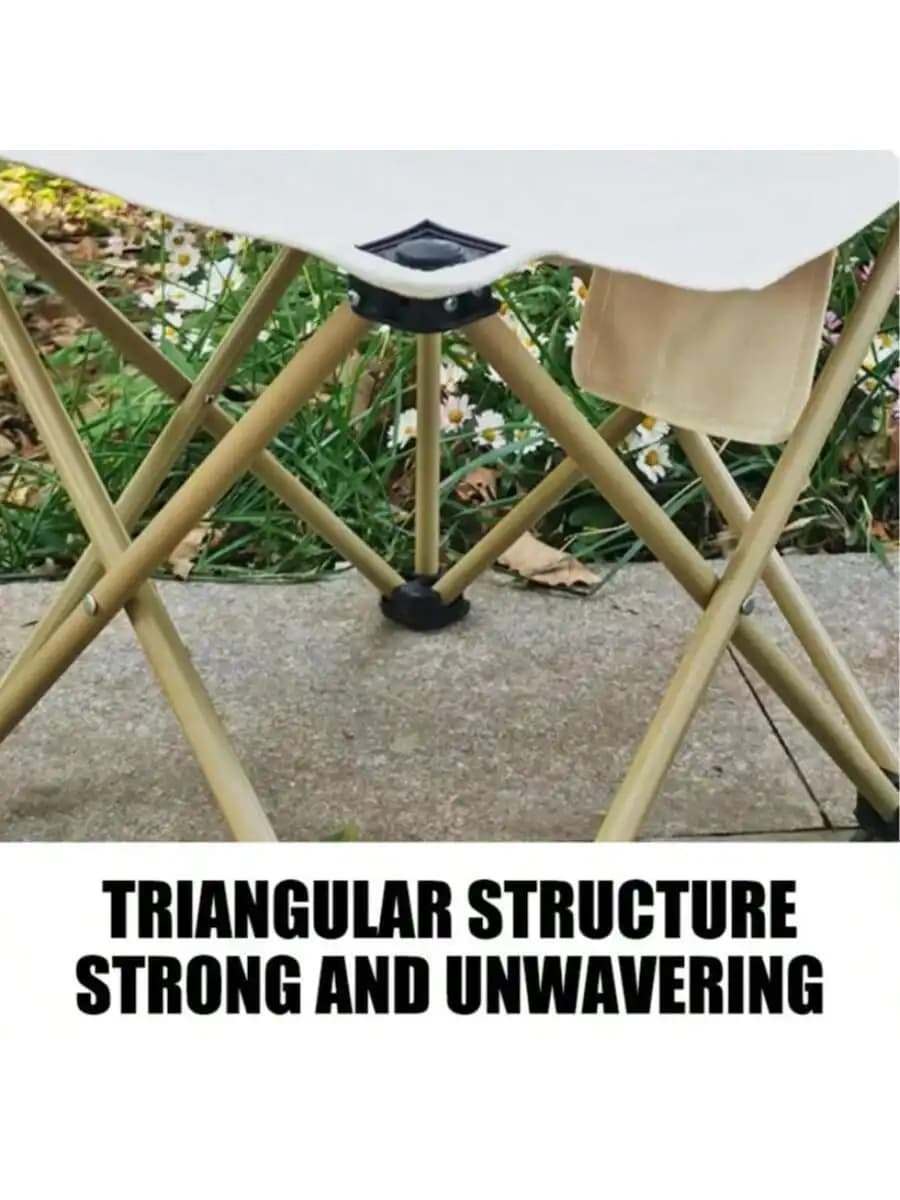 Chaise pliante aluminium pour pêche et loisirs extérieurs - Camping, pique-nique, plage portable légère