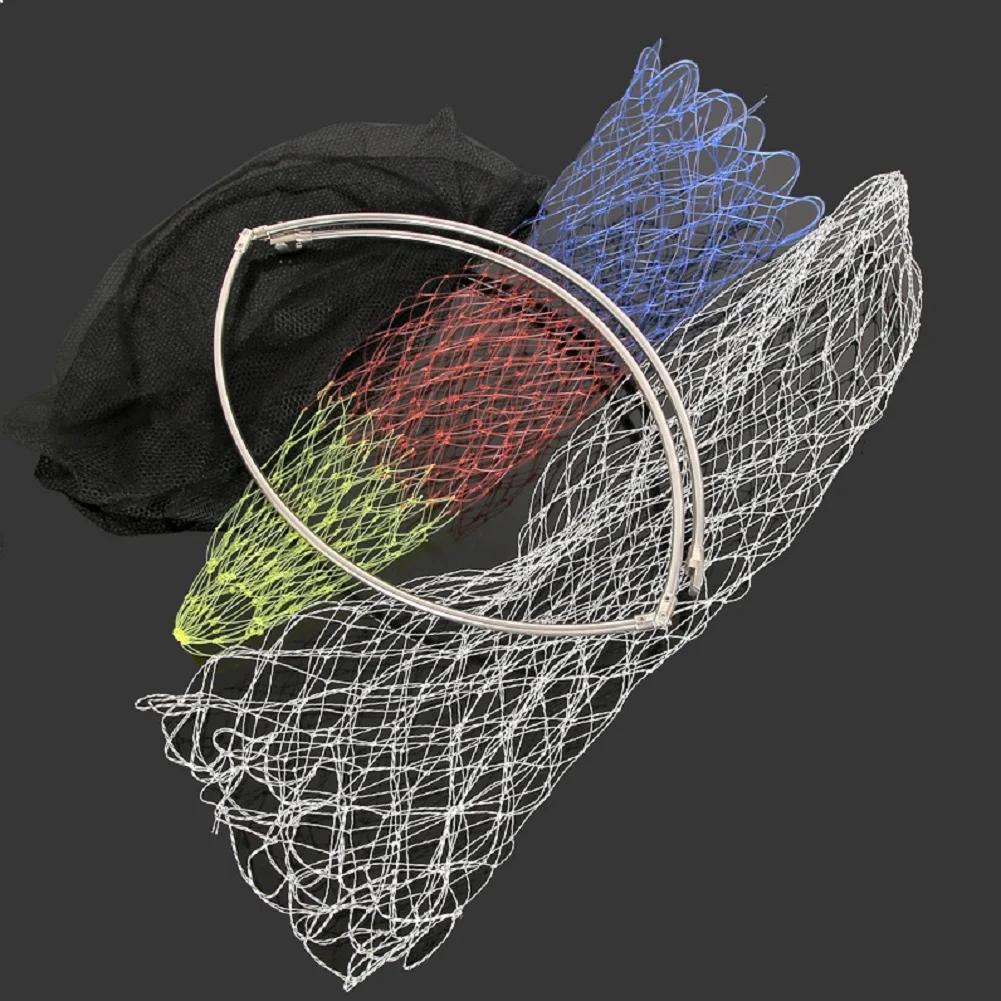 Filet pliable pêche à épuisette avec tête repliable - Accessoire capture poissons profond