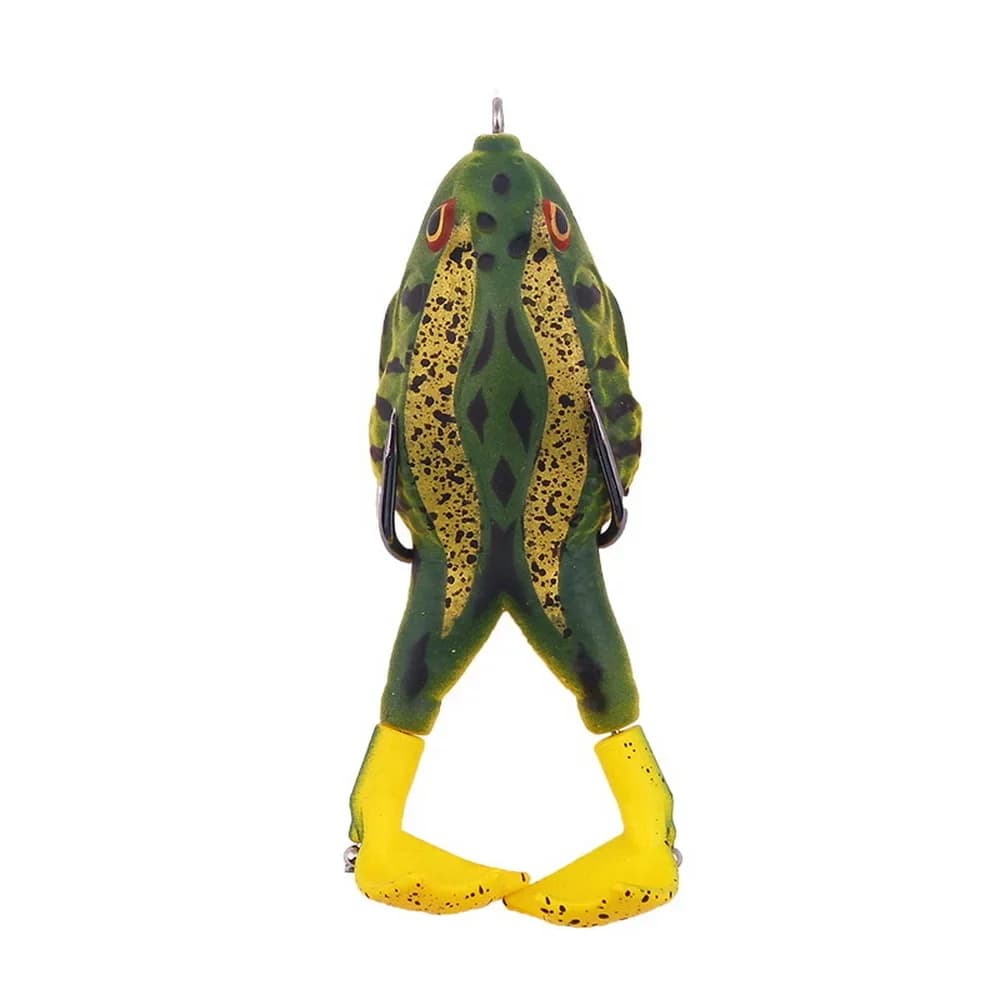 Leurre grenouille Frog Lure avec hélices - Appât de surface en silicone pour black bass et silure