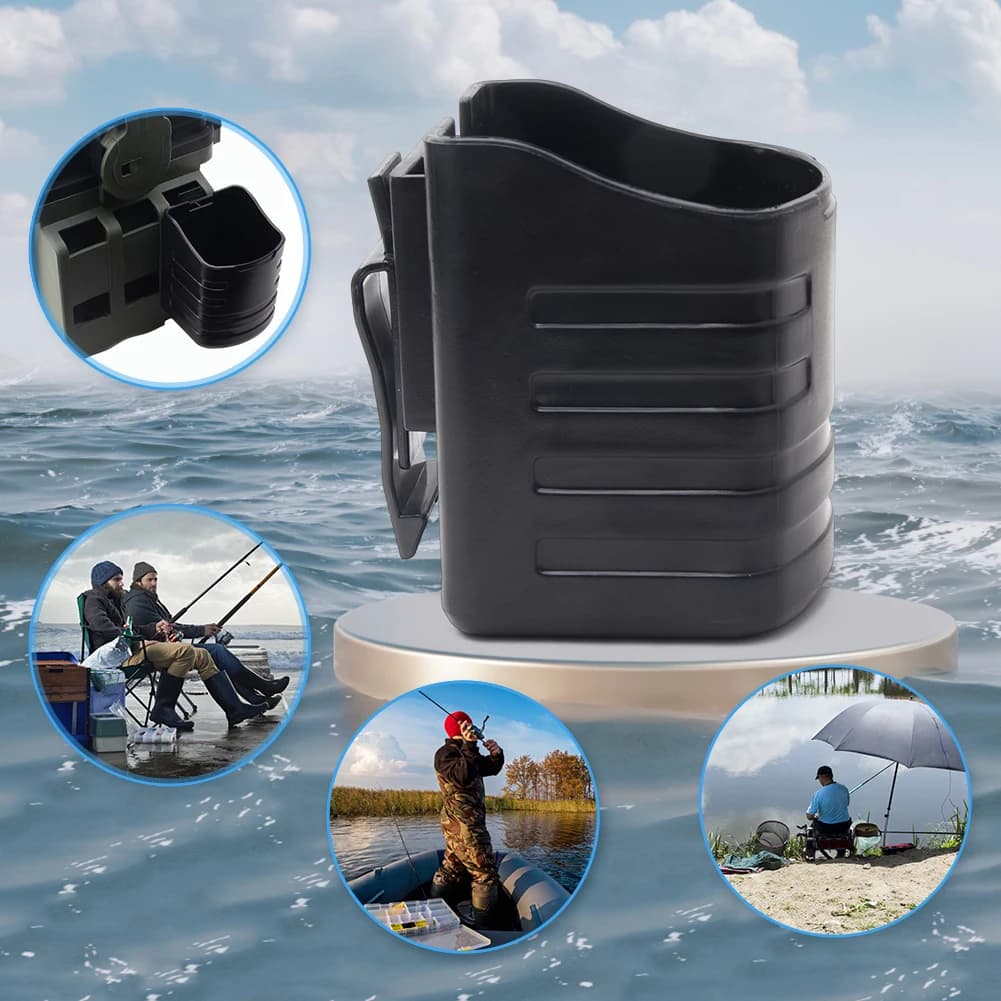 Porte-gobelet vertical pour boîte Meiho - Accessoire rangement boissons pêche