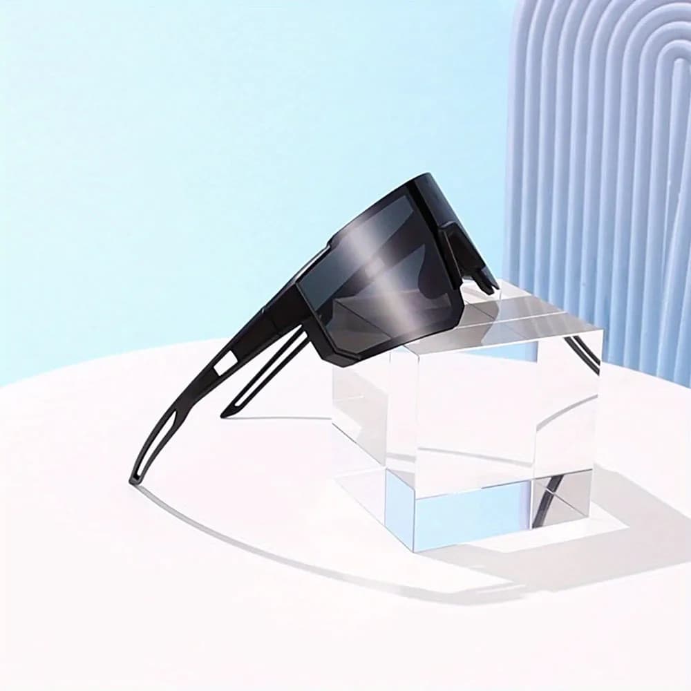 Lunettes cyclisme surdimensionnées polarisées anti-vent vélo route pêche sportive hommes