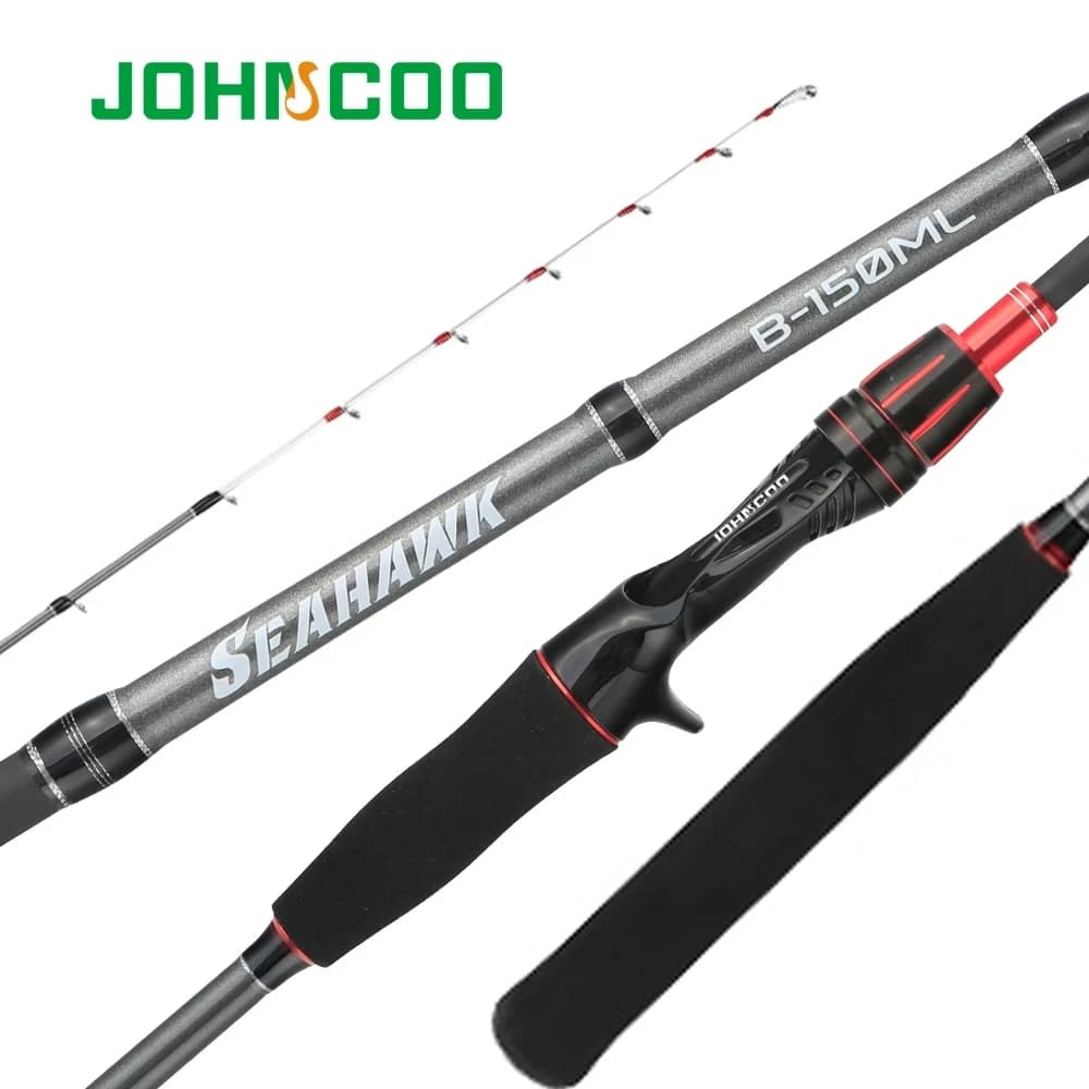 Canne seiche JOHNCOO super légère mer - 1.5-1.6m ML max 120g - Pour pêche bateau et jigging sensible