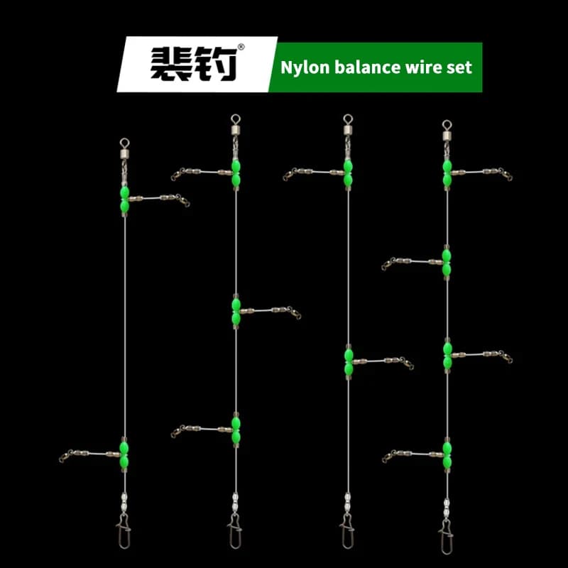 Ligne de pêche nylon résistante pour surfcasting, pêche en mer et pêche à la carpe avec connecteur gourde