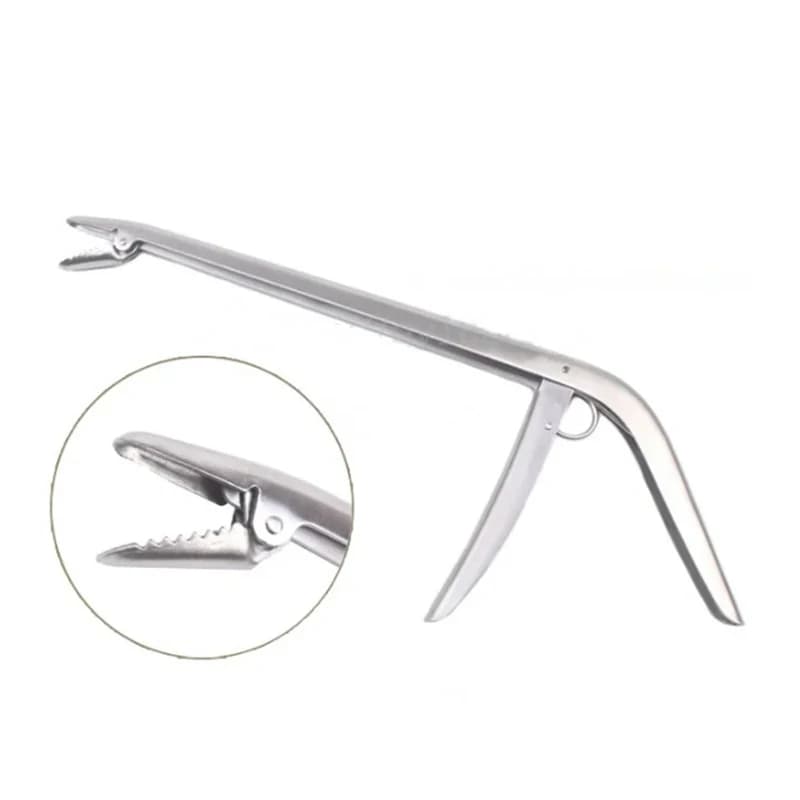 Stainless Steel Unhooking Device Fish Clamp Clip Catch Remover Plier Fishing Hoo