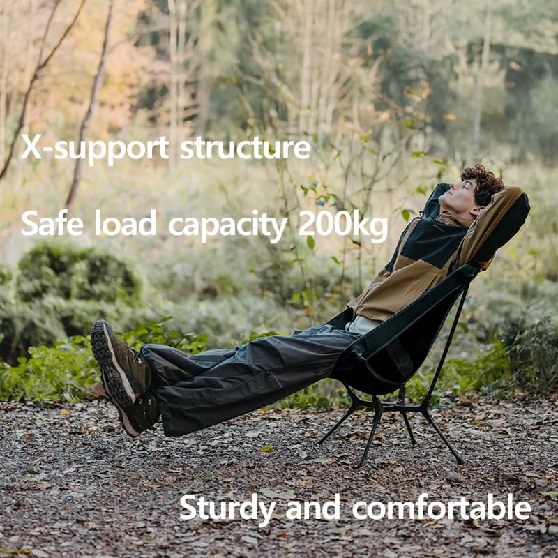 Chaise pliante automatique Naturehike ultra légère pêche camping ouverture rapide 150kg