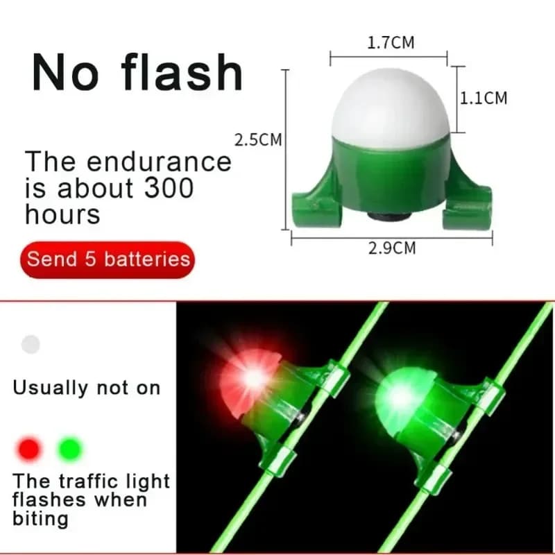 Alarme de touche nuit LED intelligente - Accessoire pêche avec rappel lumineux et indicateur nocturne