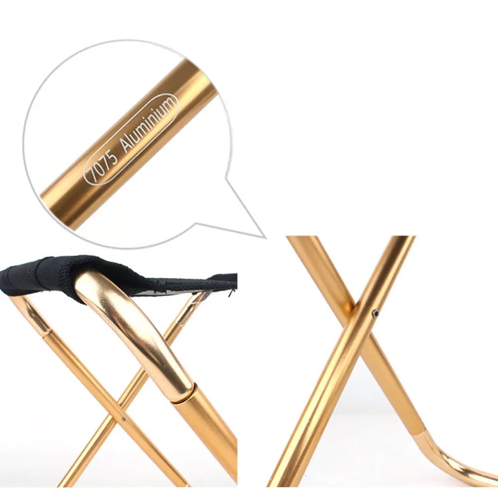 Chaise extérieure légère pliable à dossier tissu ouverture rapide pour pêche et plage