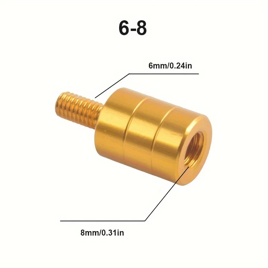 Fishing Net Rod Pod Connector M6/M8/M10/M12 Screw Net Head Adapter Fishing Landi