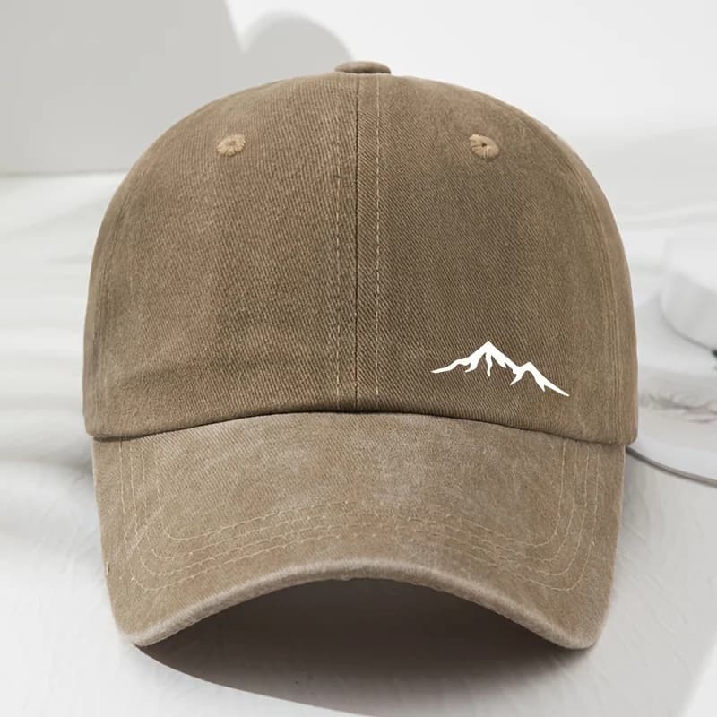 Casquette baseball motif montagne voyage randonnée alpinisme protection solaire homme femme pêche