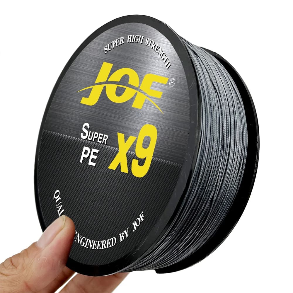Ligne tressée JOF 12 ou 9 brins PE super résistante japonaise 100-500m 20-92lb pêche carpe