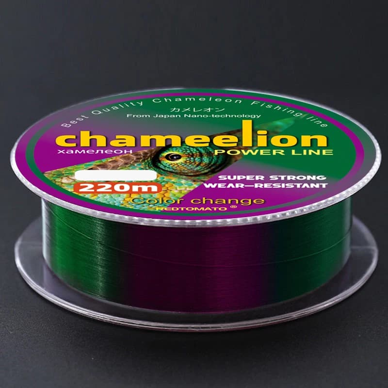 Fil japonais 220m couleur changeante - Monofilament fluorocarbone coating nylon résistant pêche