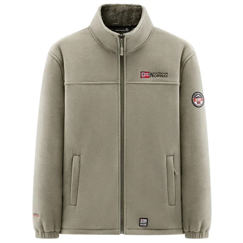 Veste polaire hiver homme épaisse - Chaleur optimale pour pêche sur glace et camping hivernal
