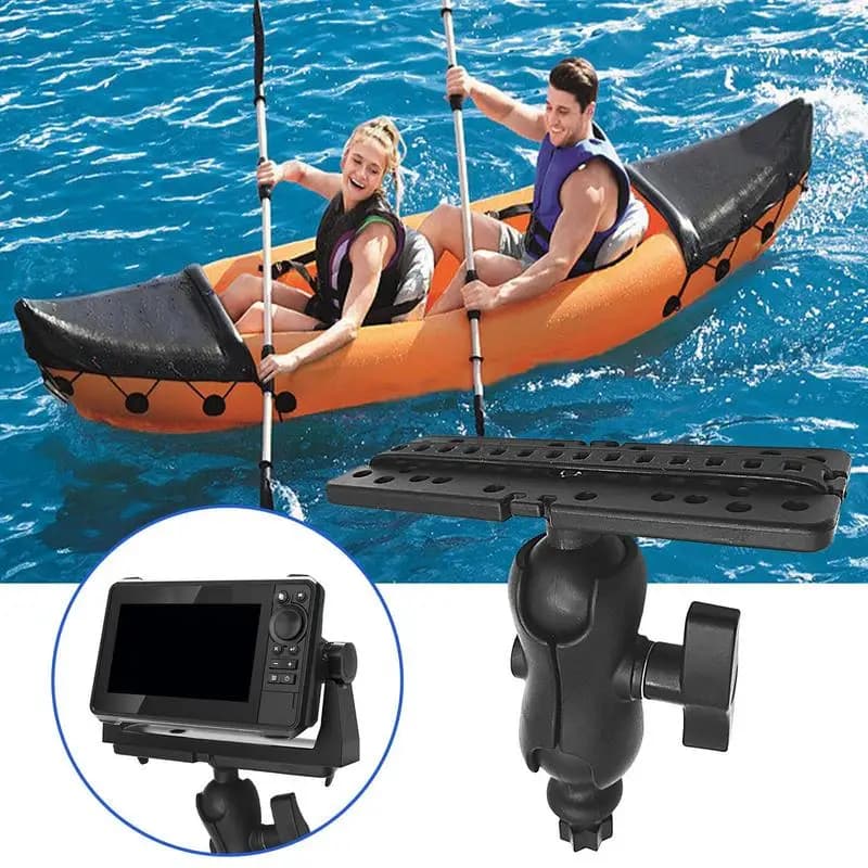 Support pivotant pour sondeur poissons GPS avec plaque de base support électronique navigation pêche