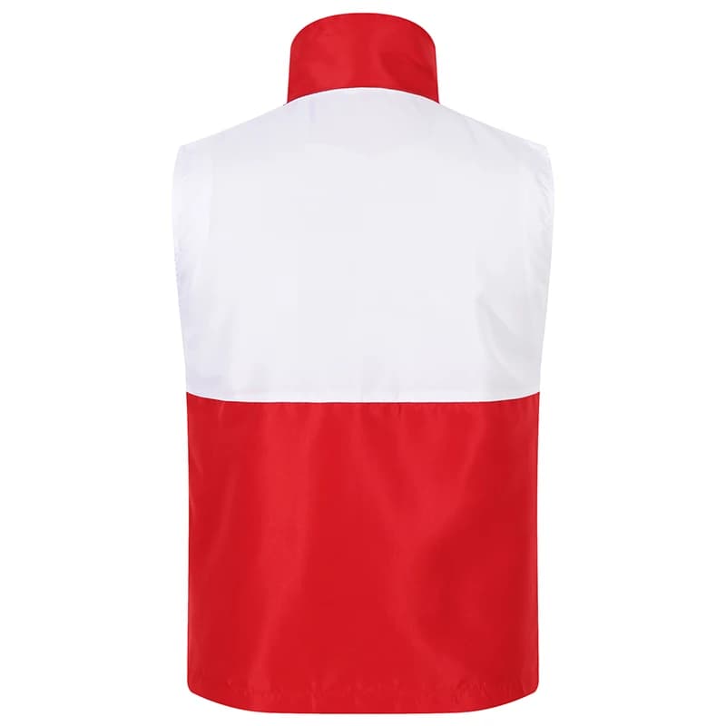 Veste sans manches ventilée pour le travail en supermarché, personnalisable avec votre logo imprimé