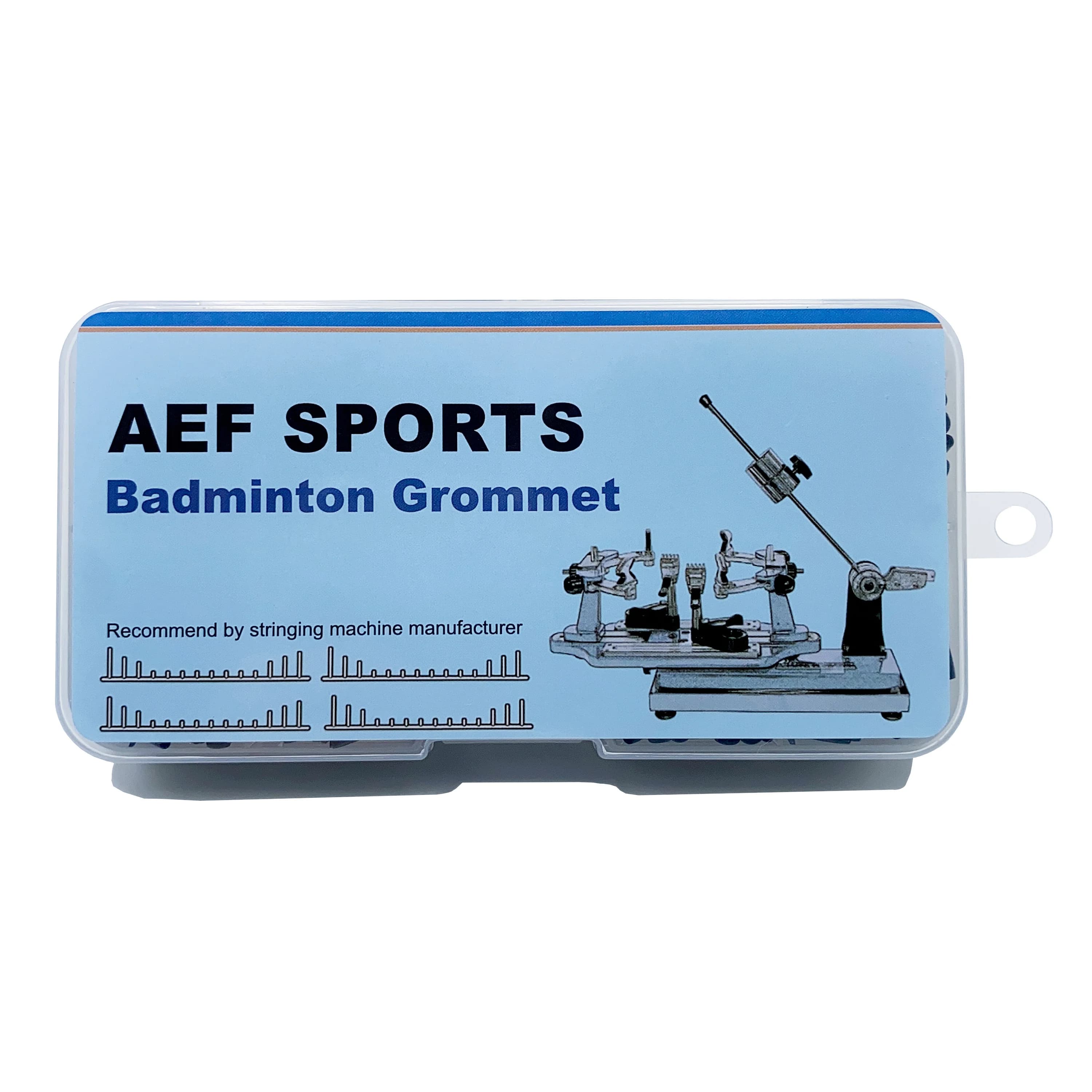 Œillets grommets raquette badminton AEF pack valeur 7 tailles montage professionnel