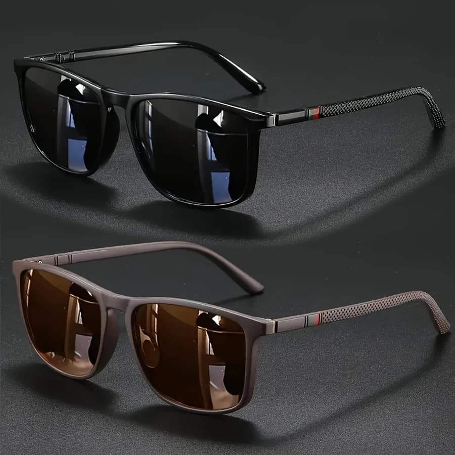 Lunettes de pêche polarisées vintage luxe pour homme et femme - Protection UV400 optimale